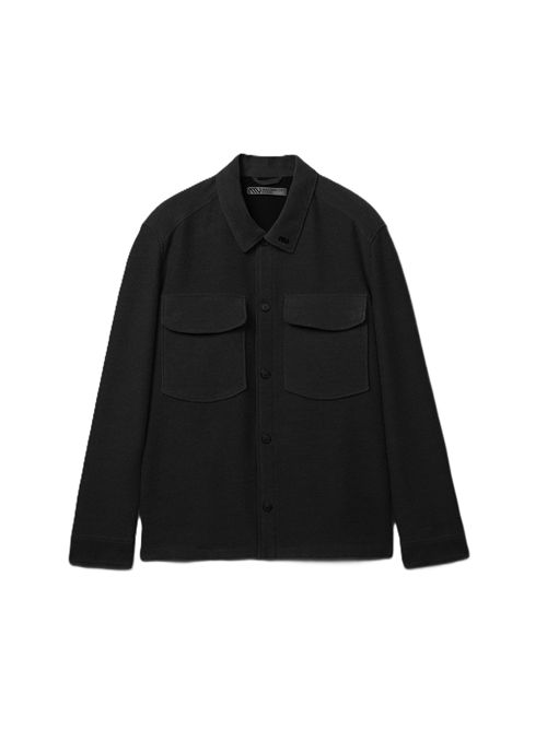 overshirt in wool/cotton double Massimo Osti Massimo Osti Studio | 19MMOS008A-110527ABLACK 999
